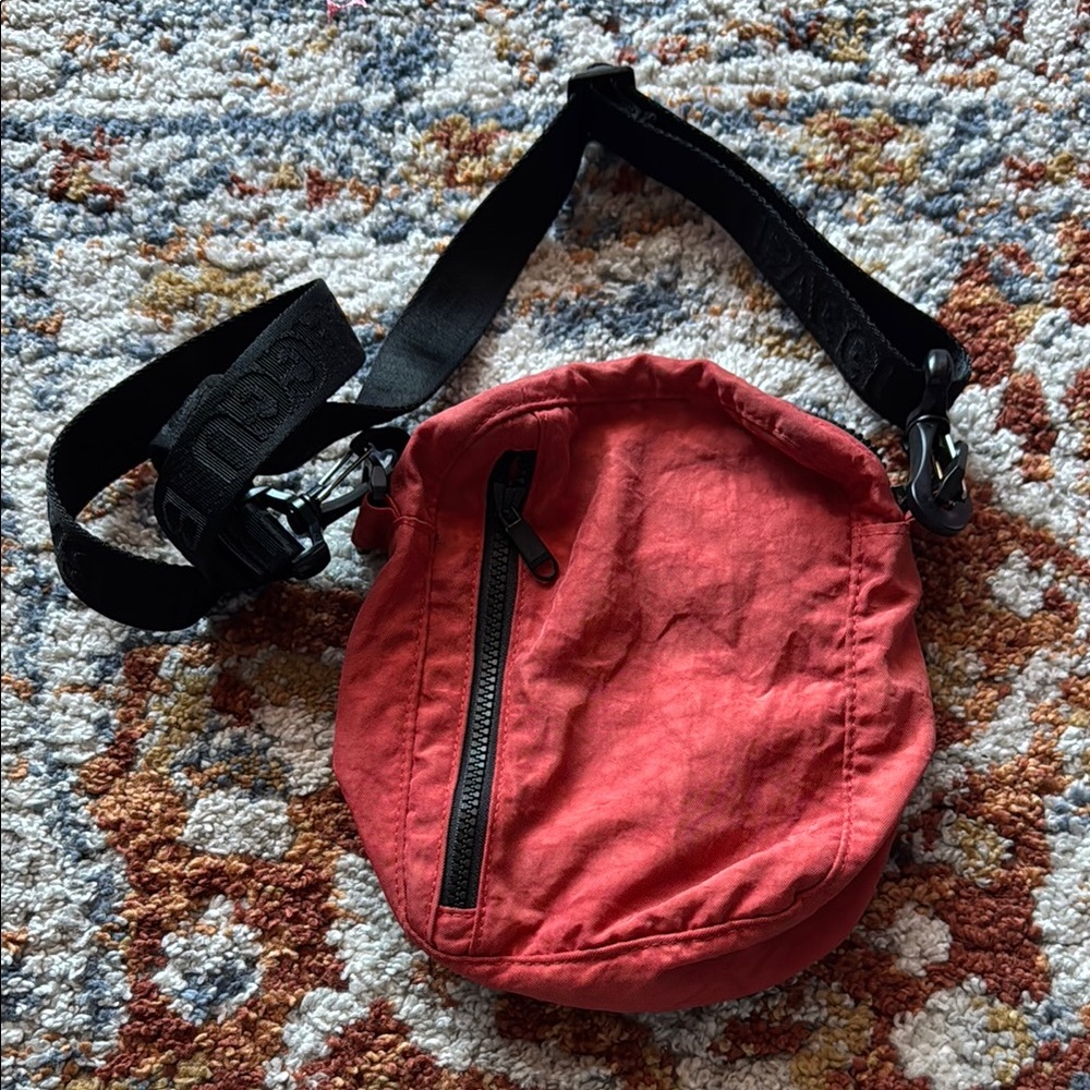 Red and Black Belt Bag with Versatile Design